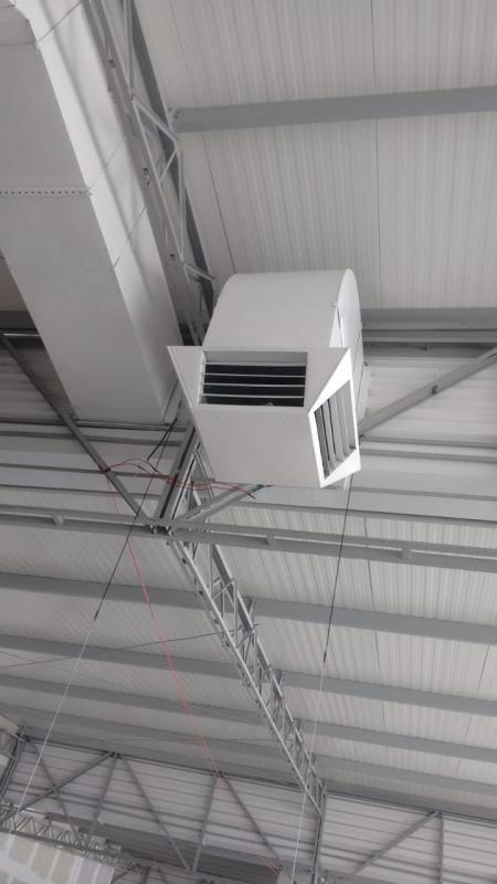 Instalação de climatizador industrial